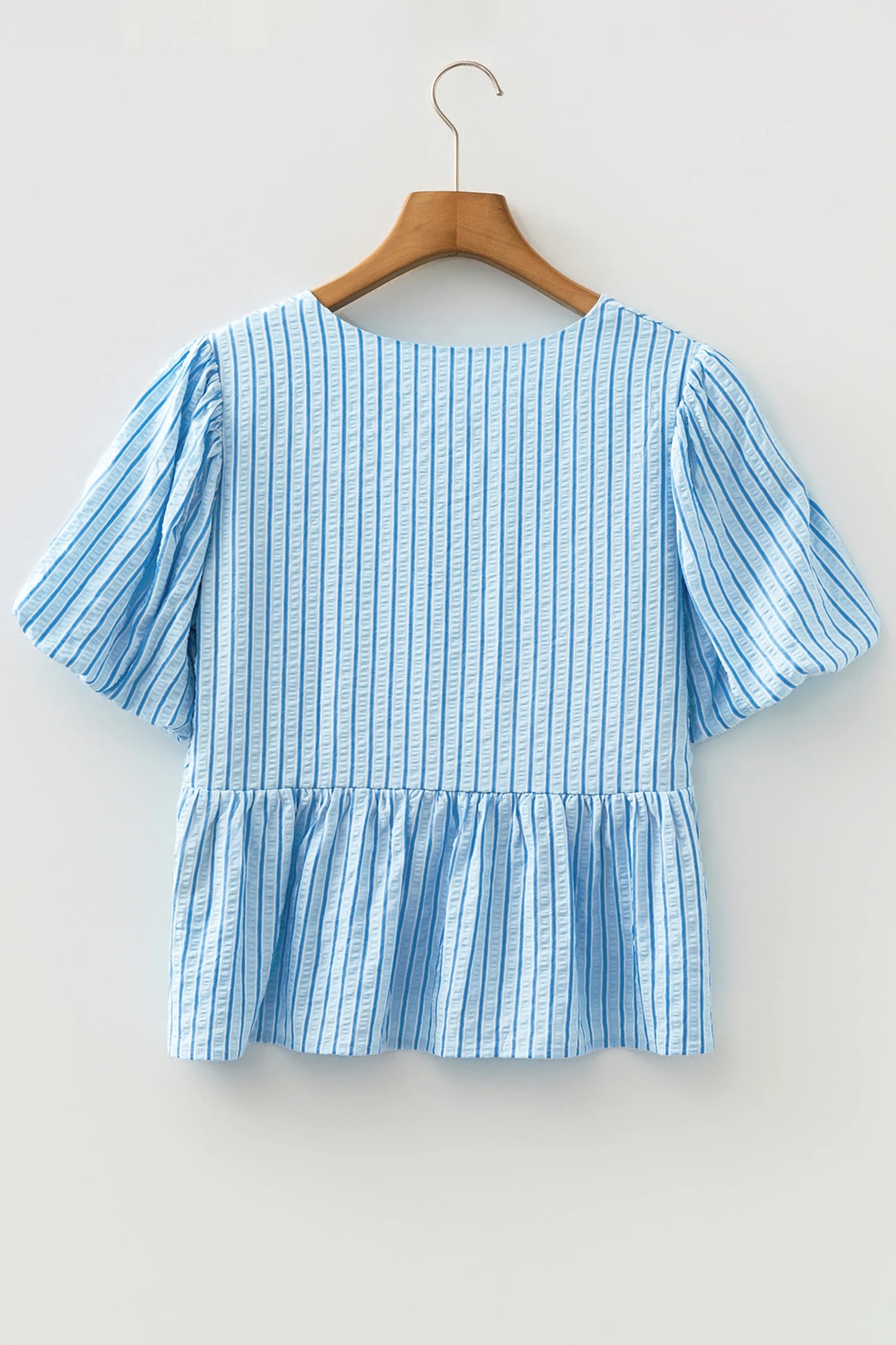 Blue Bow Top