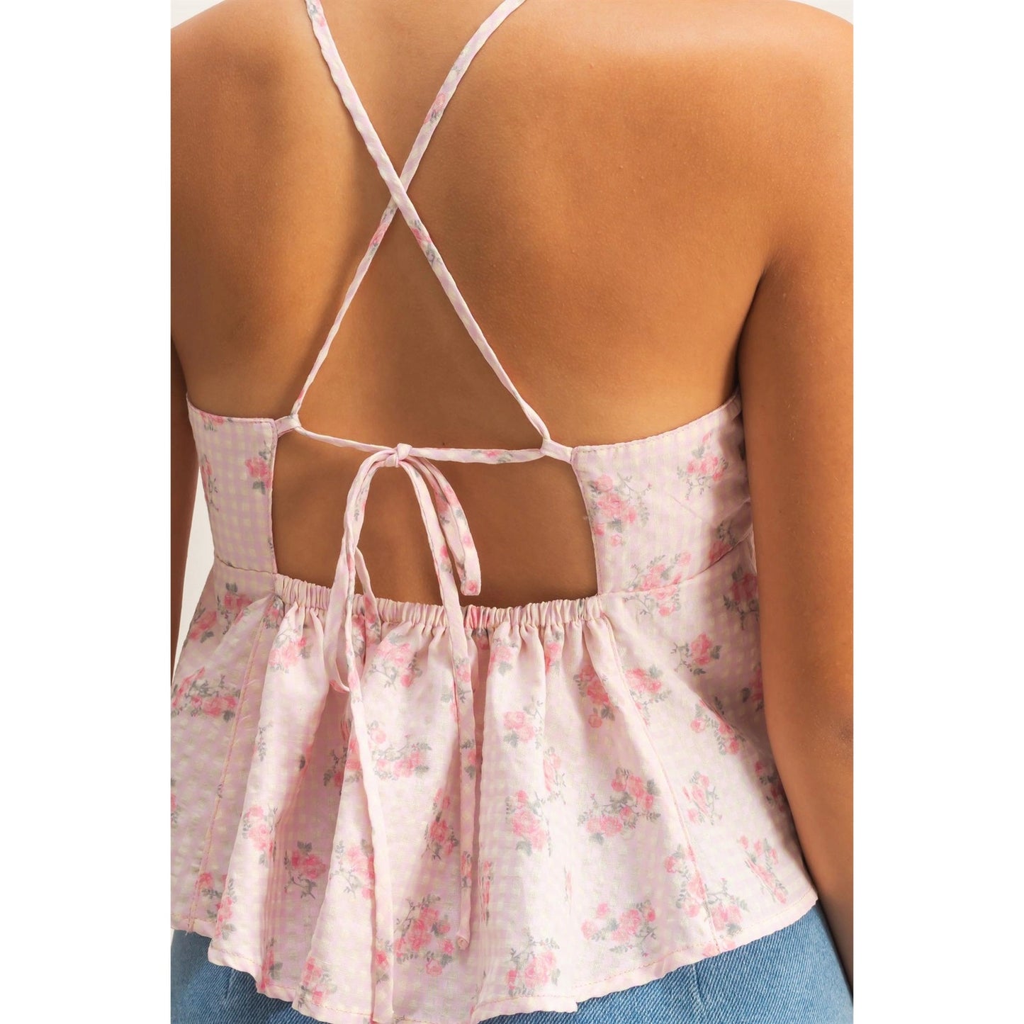 Pink Floral Top