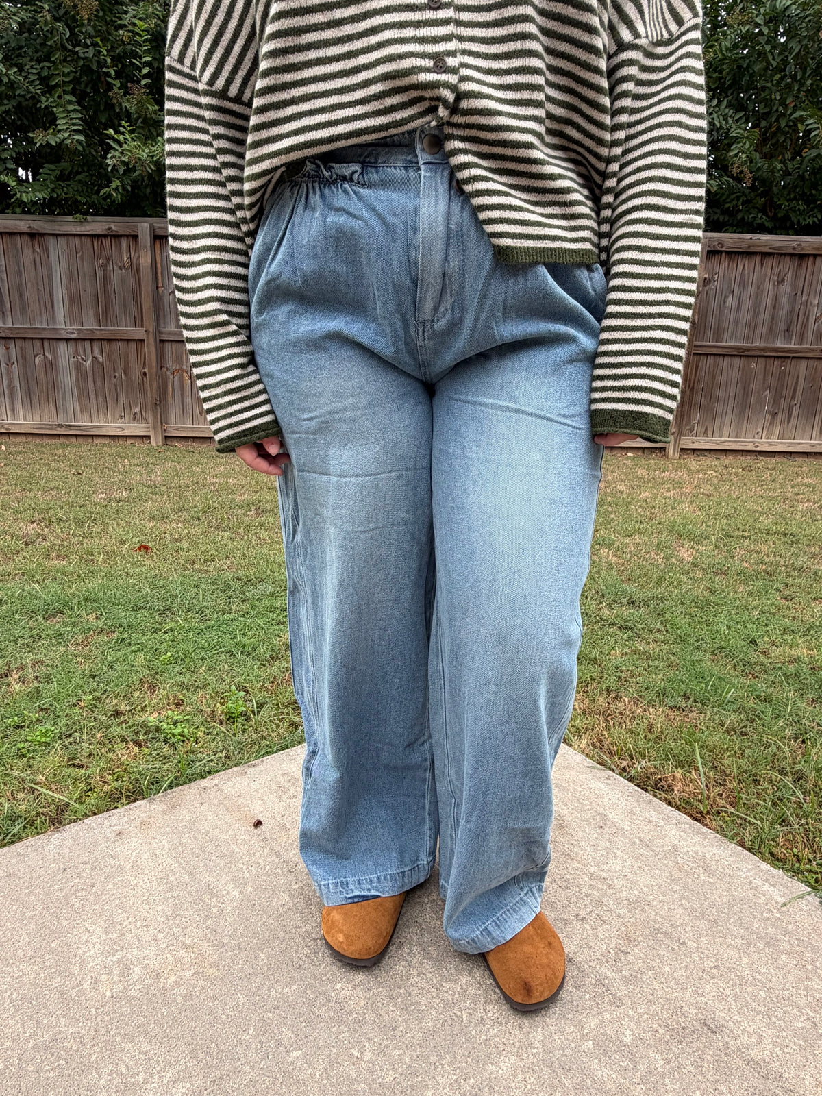 Ruffle Demin Jeans