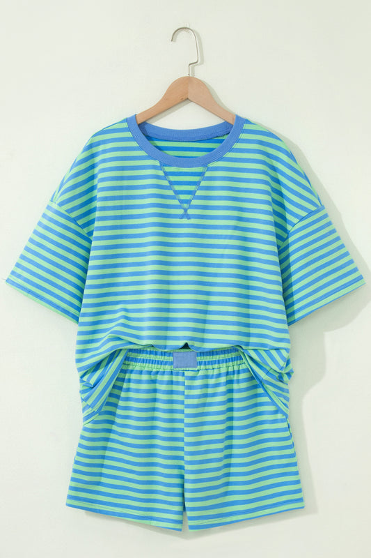 Light Blue Stripe Set