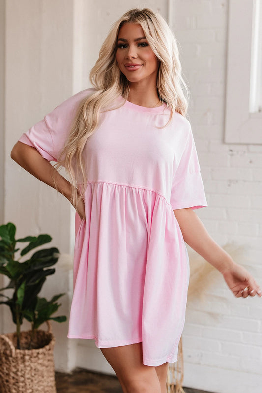 Pink Baby Doll Dress
