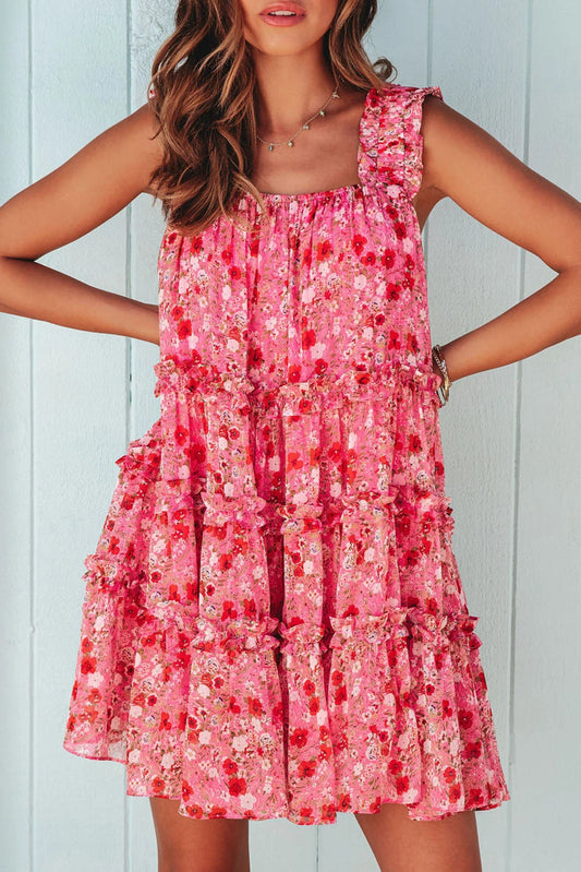 Pink Floral Dress
