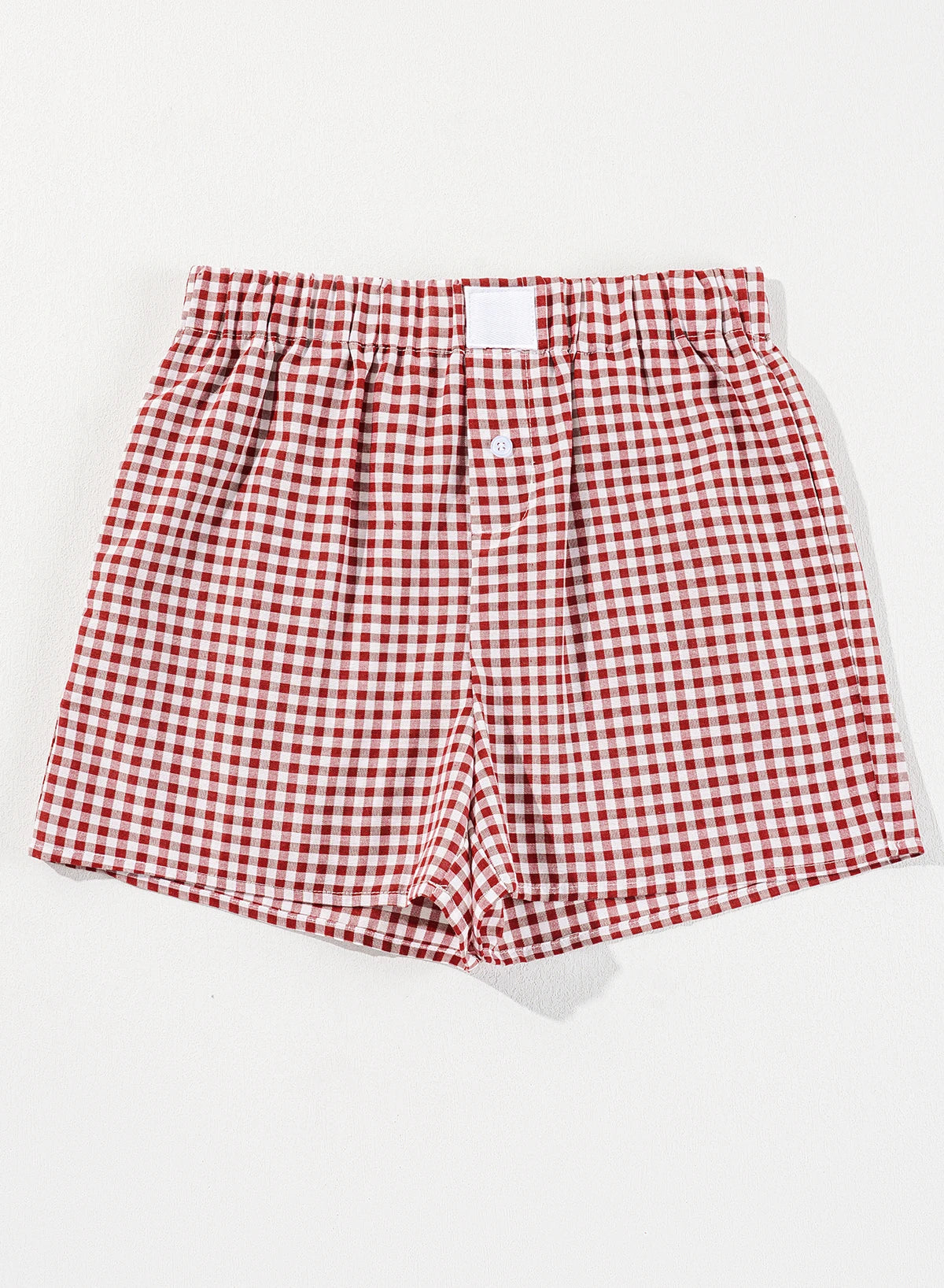 Red Gingham Shorts