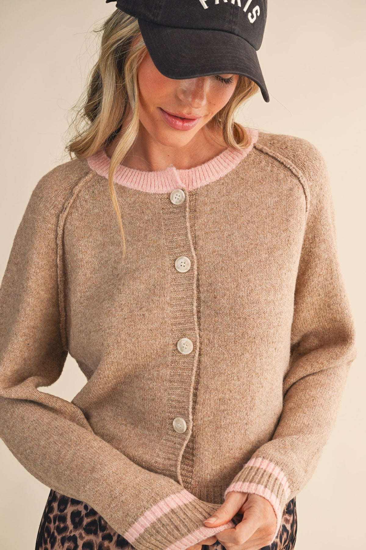 Two Tone Cardigan